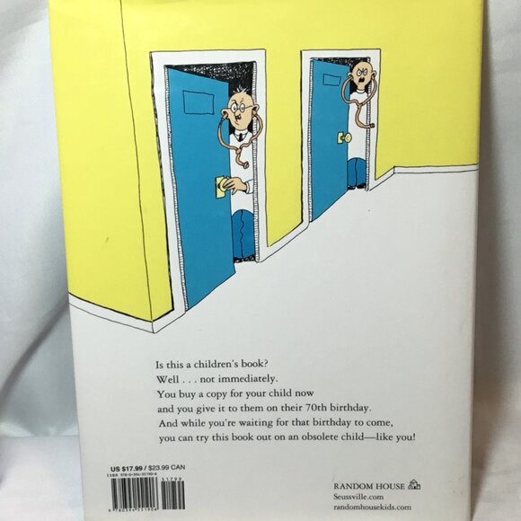 Dr. Seuss "You're Only Old Once A Book for Obsolete Children" HC DJ 1986 - Picture 2 of 10
